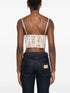 Crush corset top